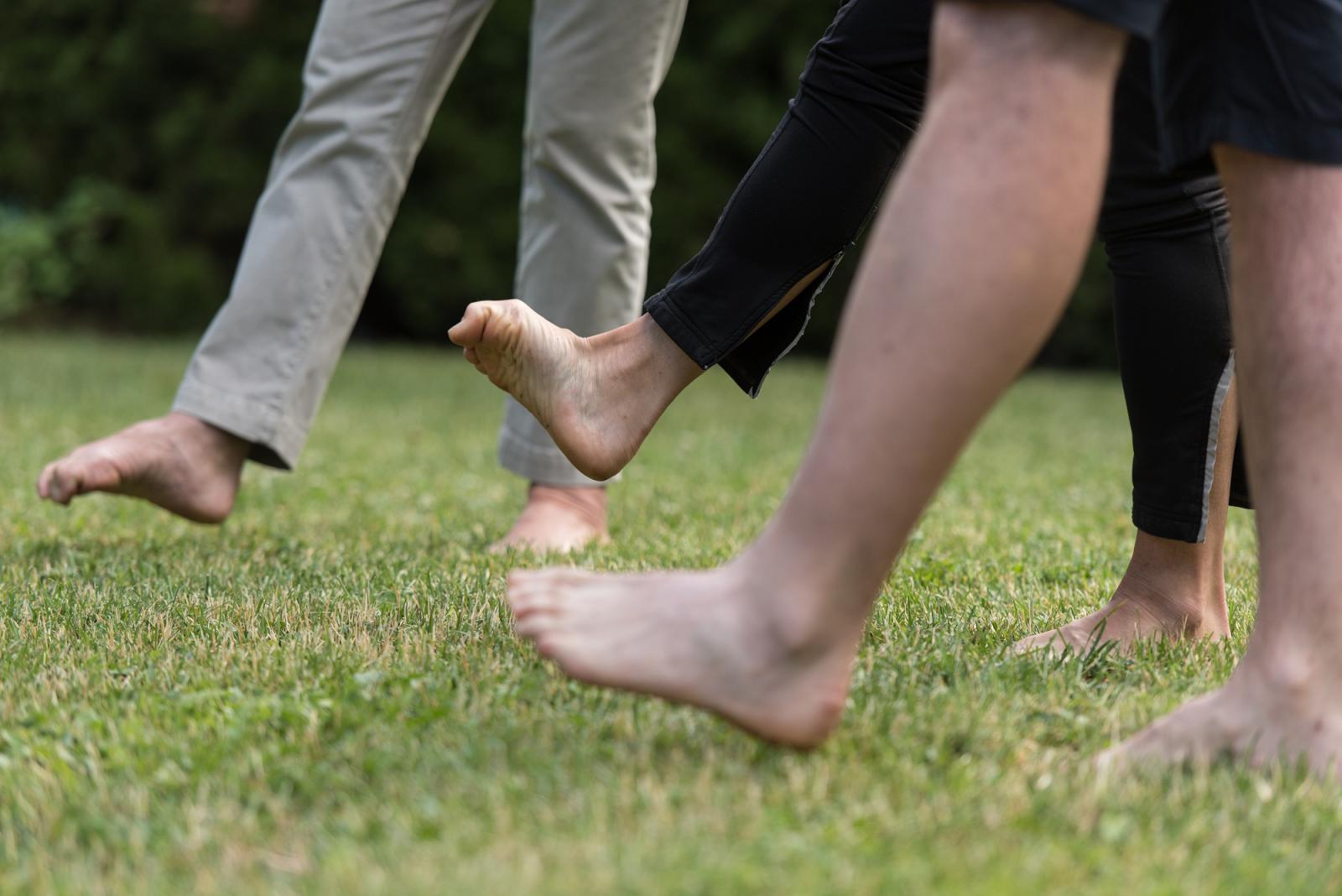 Girl Spitting Her Feet